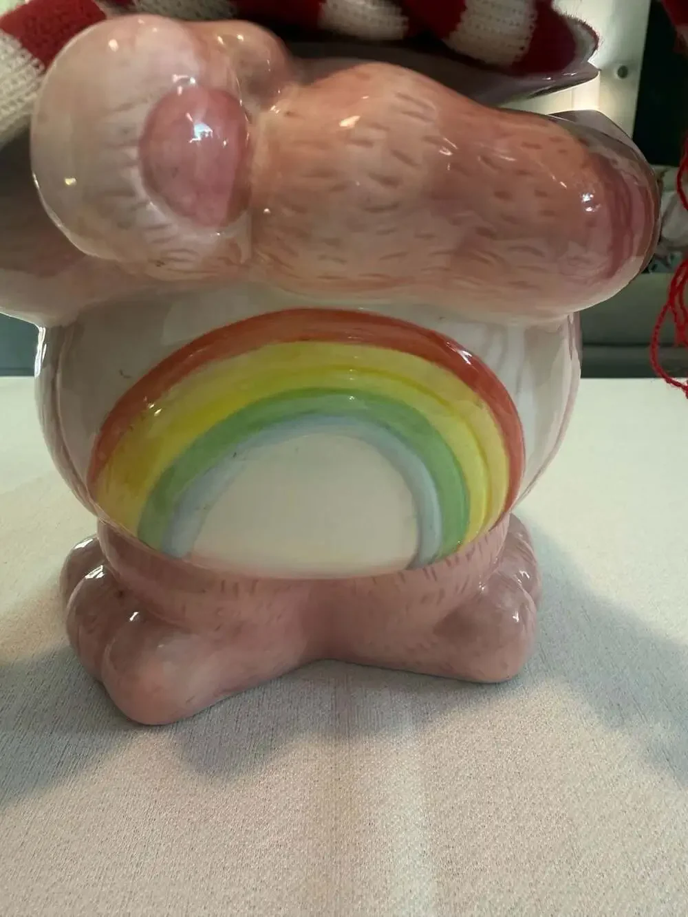 Vintage 2004 American Greetings Care Bears Cheer Bear Ceramic Cookie Jar